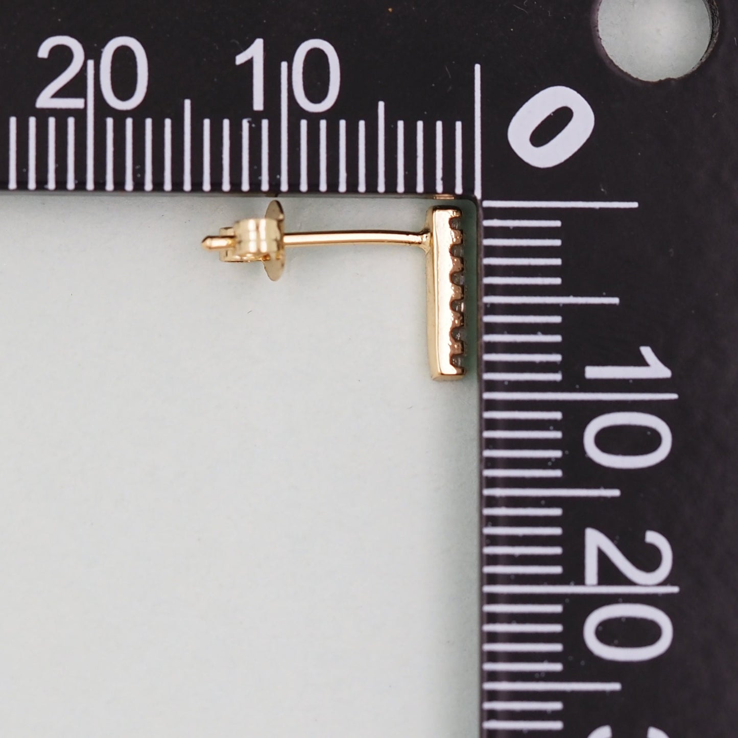 1pair 18K Gold Filled strip bar Earrings,Gold Earrings,Dainty  Earrings