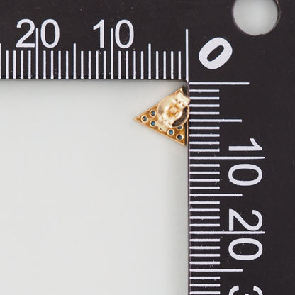 1pair 18K Gold Filled Triangle Earrings,Gold Earrings,Dainty Earrings