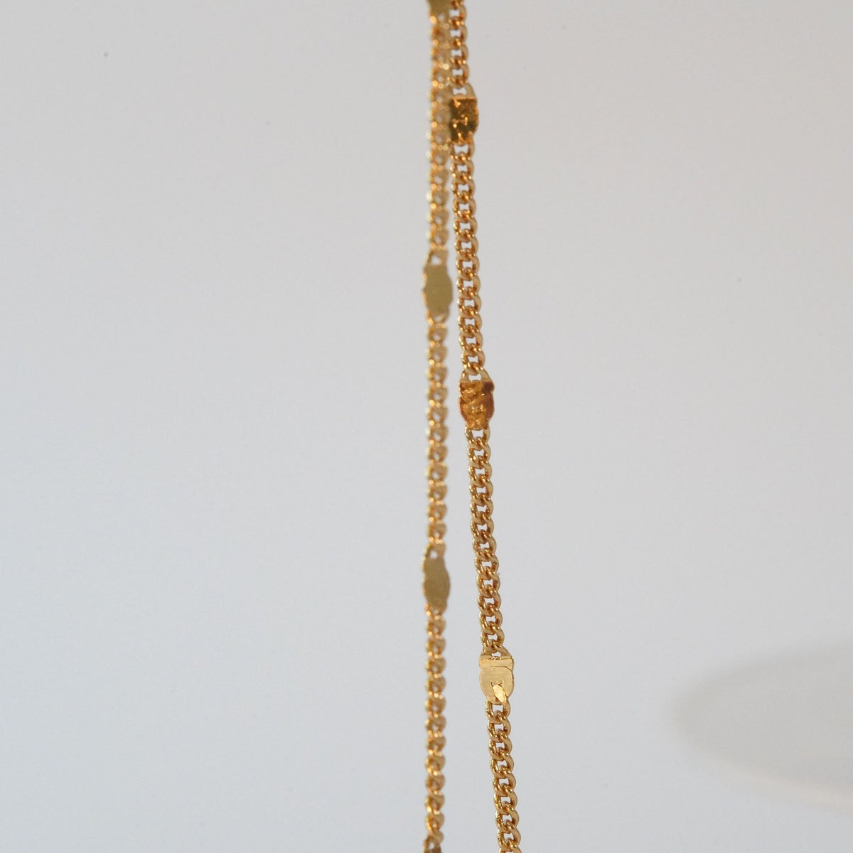 Gold Curb Chain,18K Gold Filled Curb  for Necklace Bracelet DIY Jewelry Making Supply