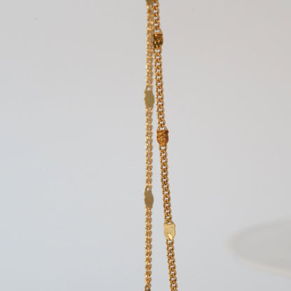 Gold Curb Chain,18K Gold Filled Curb  for Necklace Bracelet DIY Jewelry Making Supply