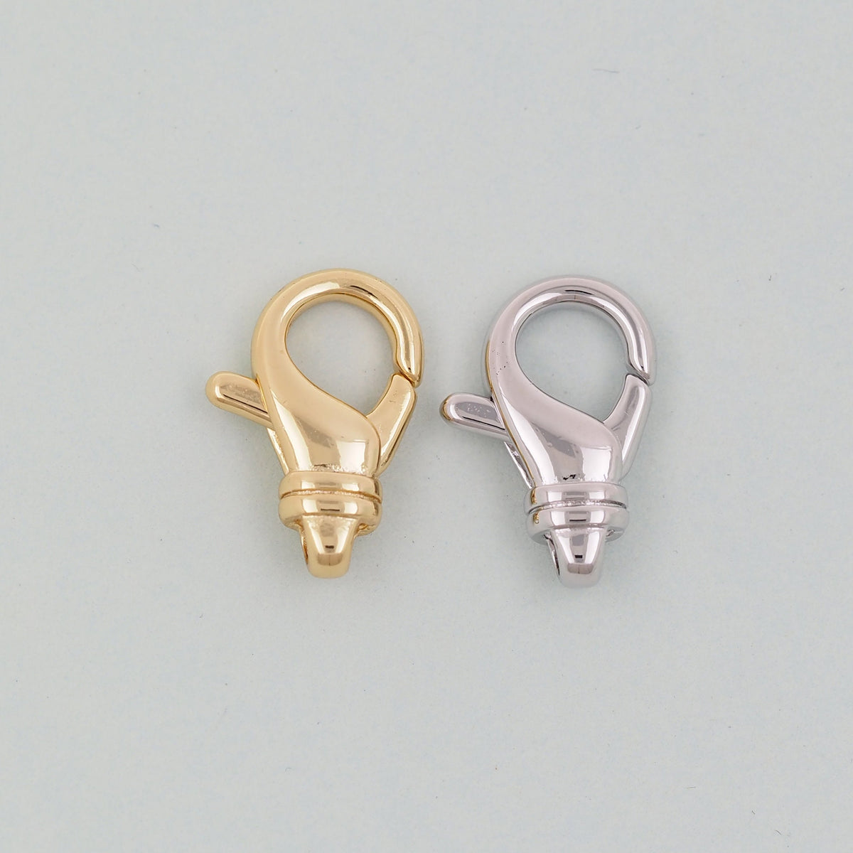 Gold Necklace Clasp,18K Gold Filled Lobster Clasp Gold Lobster Claw for DIY Jewelry Finding Necklace Bracelet