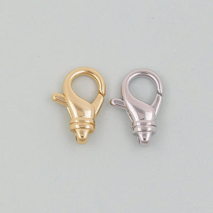 Gold Necklace Clasp,18K Gold Filled Lobster Clasp Gold Lobster Claw for DIY Jewelry Finding Necklace Bracelet