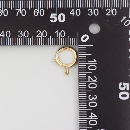 18K Gold Filled Round Clasp 12 mm, 10 mm for Jewelry Making