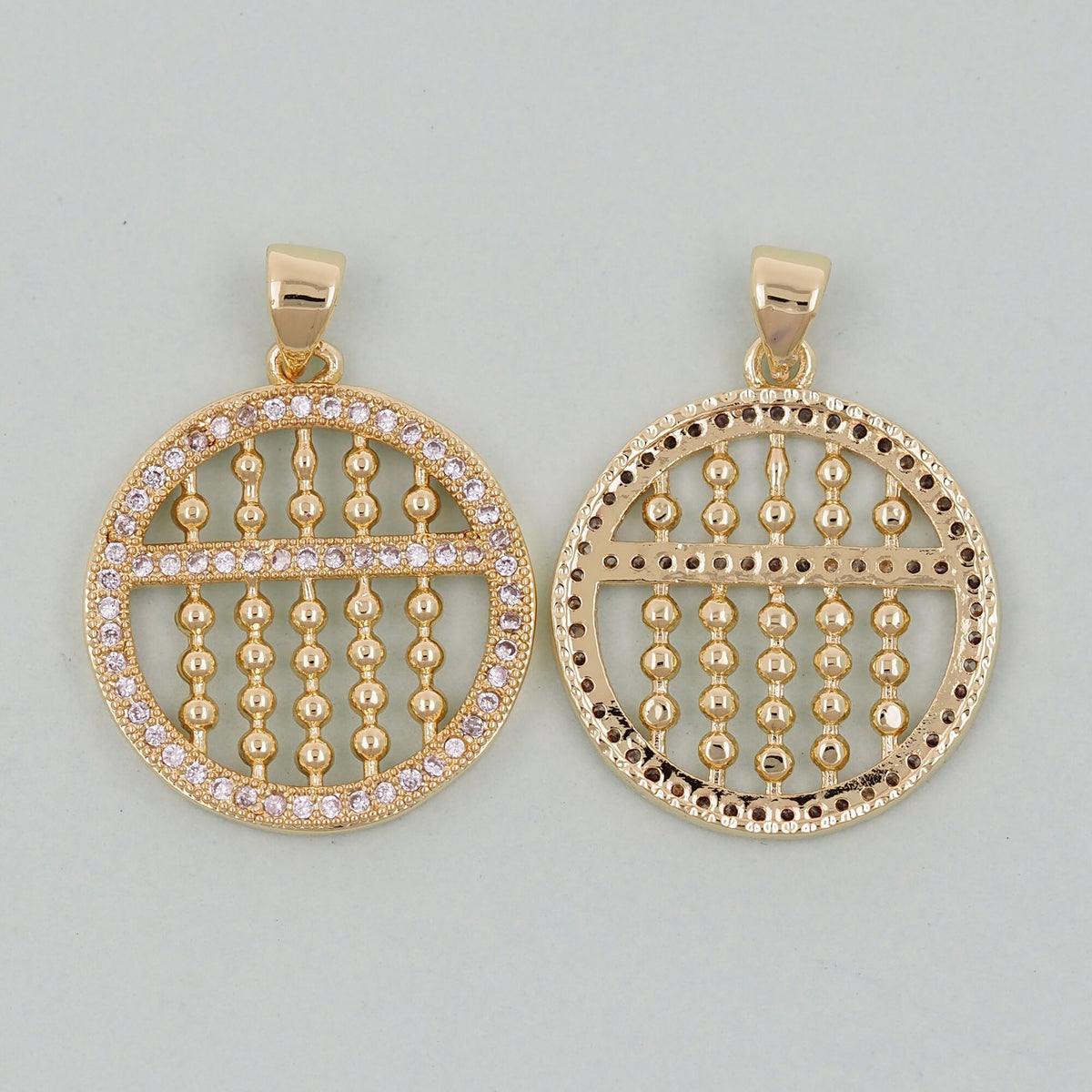18K Gold Filled Charm Pendant for Jewelry Making