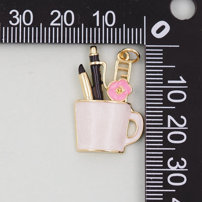 18K Gold Filled Hand Charm Pendant for Jewelry Making