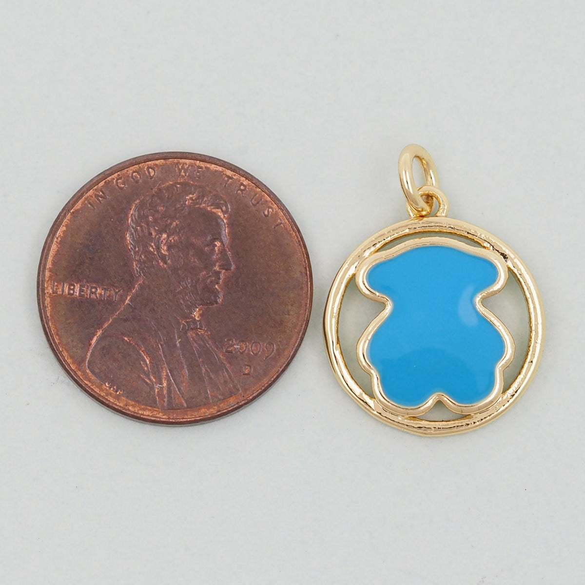 18K Gold Filled Hand Charm Pendant for Jewelry Making