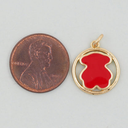 18K Gold Filled Hand Charm Pendant for Jewelry Making