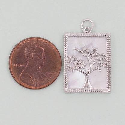 Gold tree of life Charms,18K Gold Filled tree of life Pendant,Tree Charm Bracelet Necklace for DIY Jewelry Making Supply
