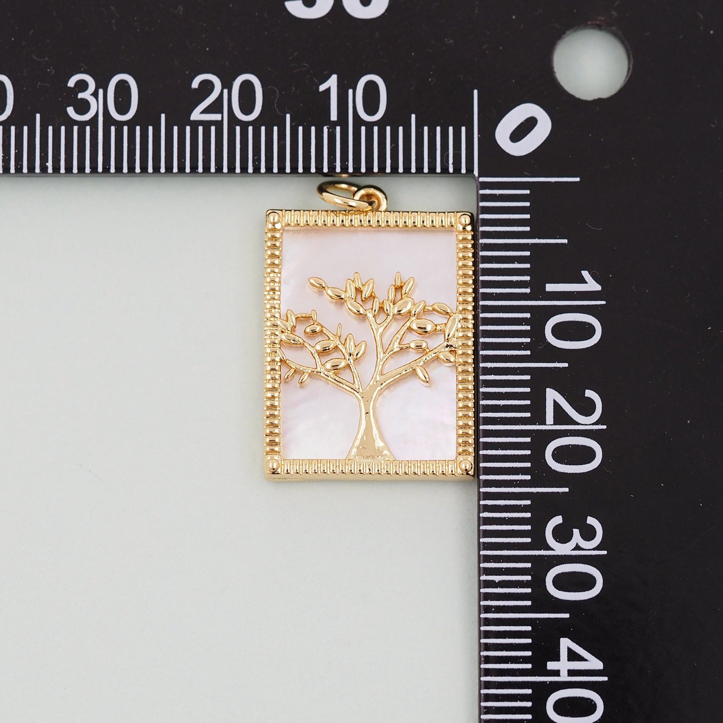 Gold tree of life Charms,18K Gold Filled tree of life Pendant,Tree Charm Bracelet Necklace for DIY Jewelry Making Supply