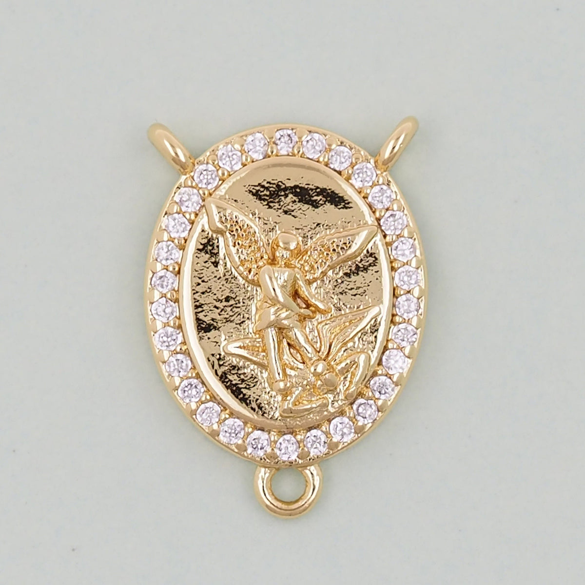 18K Gold Filled Angel Charm Pendant for Jewelry Making