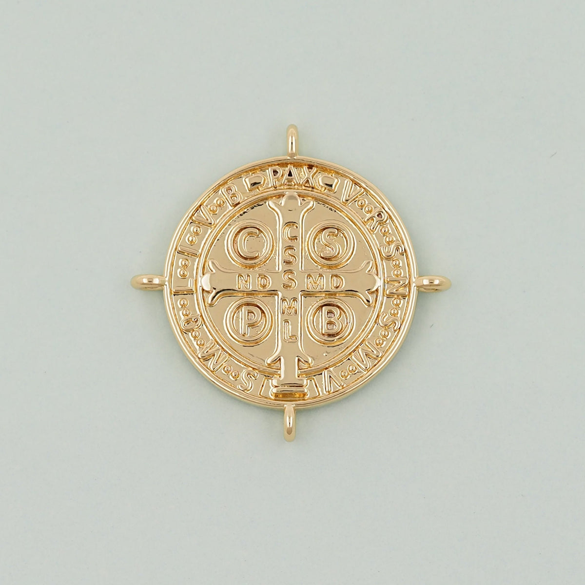18K Gold Filled Cross Charm Pendant for Jewelry Making
