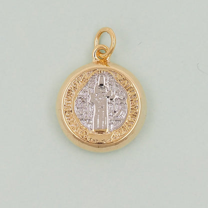 Gold Benedict Charms,18K Gold FilledBenedict Pendant,Benedict Charm Bracelet Necklace for DIY Jewelry Making Supply