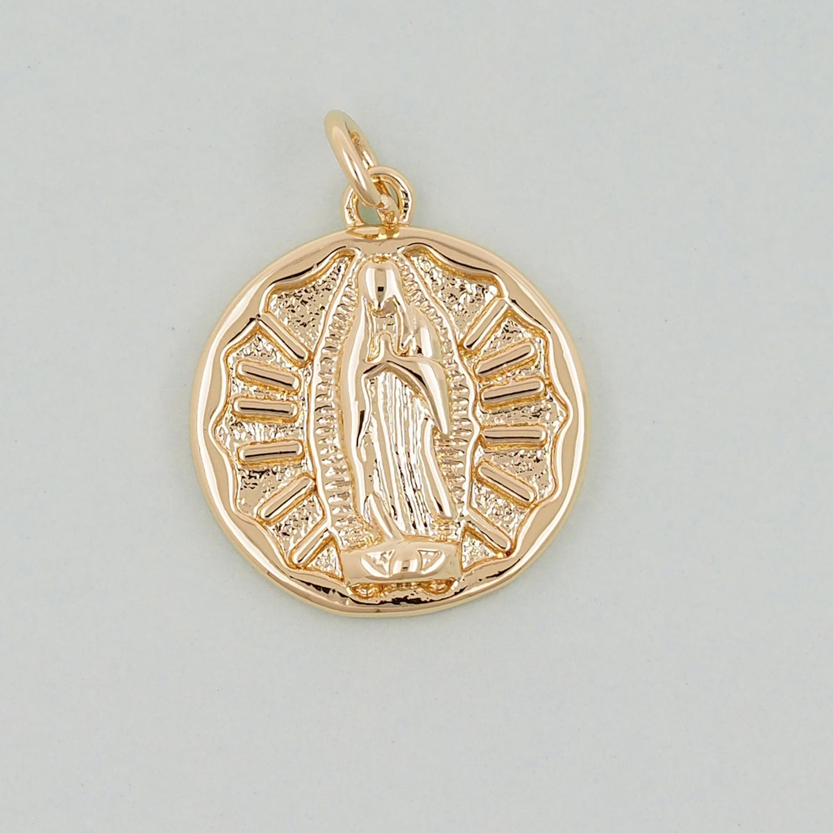 Gold virgin mary Charms,18K Gold Filled virgin mary Pendant,virgin mary Charm Bracelet Necklace for DIY Jewelry Making Supply