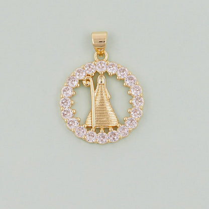 Gold virgin mary Charms,18K Gold Filled virgin mary Pendant,virgin mary Charm Bracelet Necklace for DIY Jewelry Making Supply