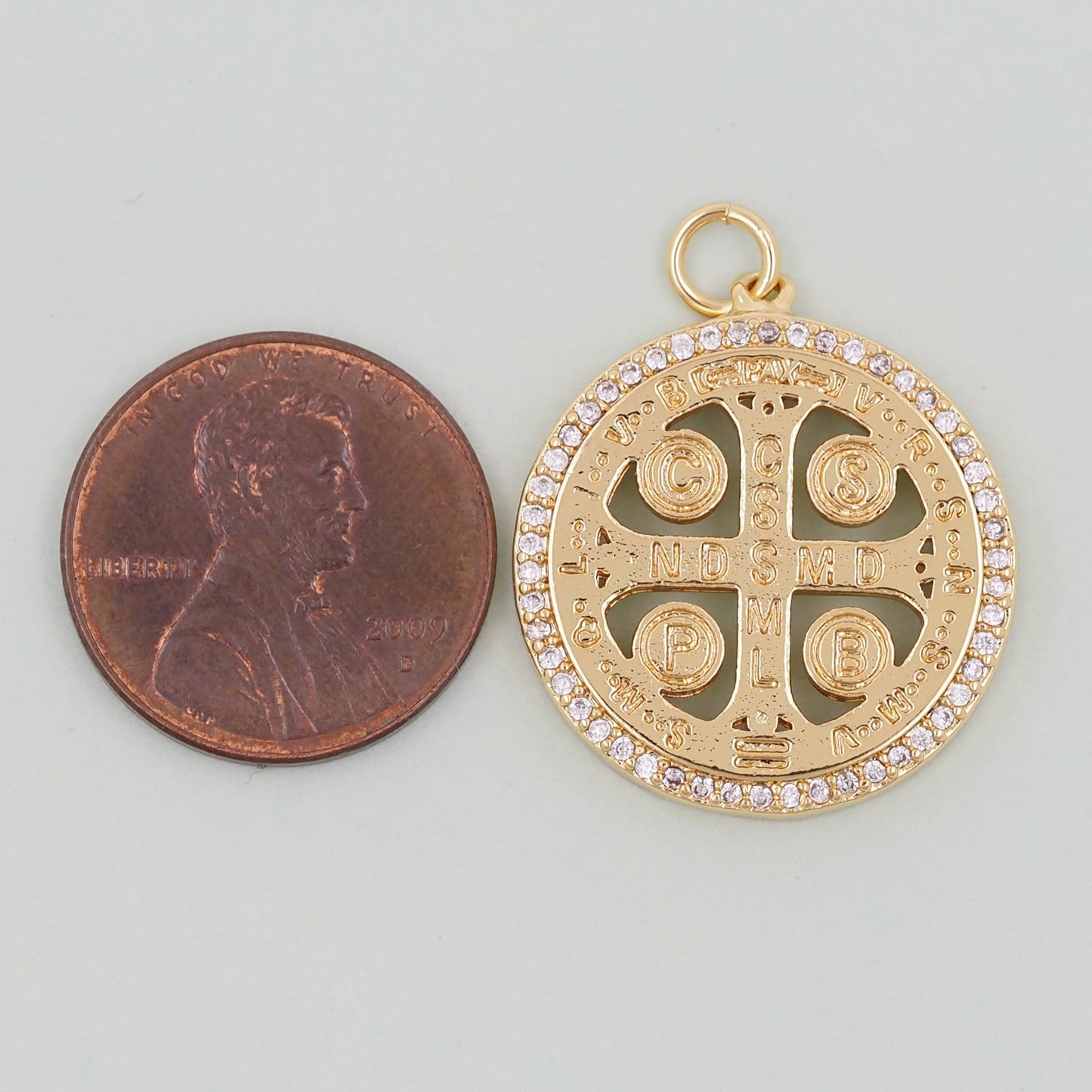 Gold religion Charms,18K Gold Filled religion Pendant,Cross Charm Bracelet Necklace for DIY Jewelry Making Supply