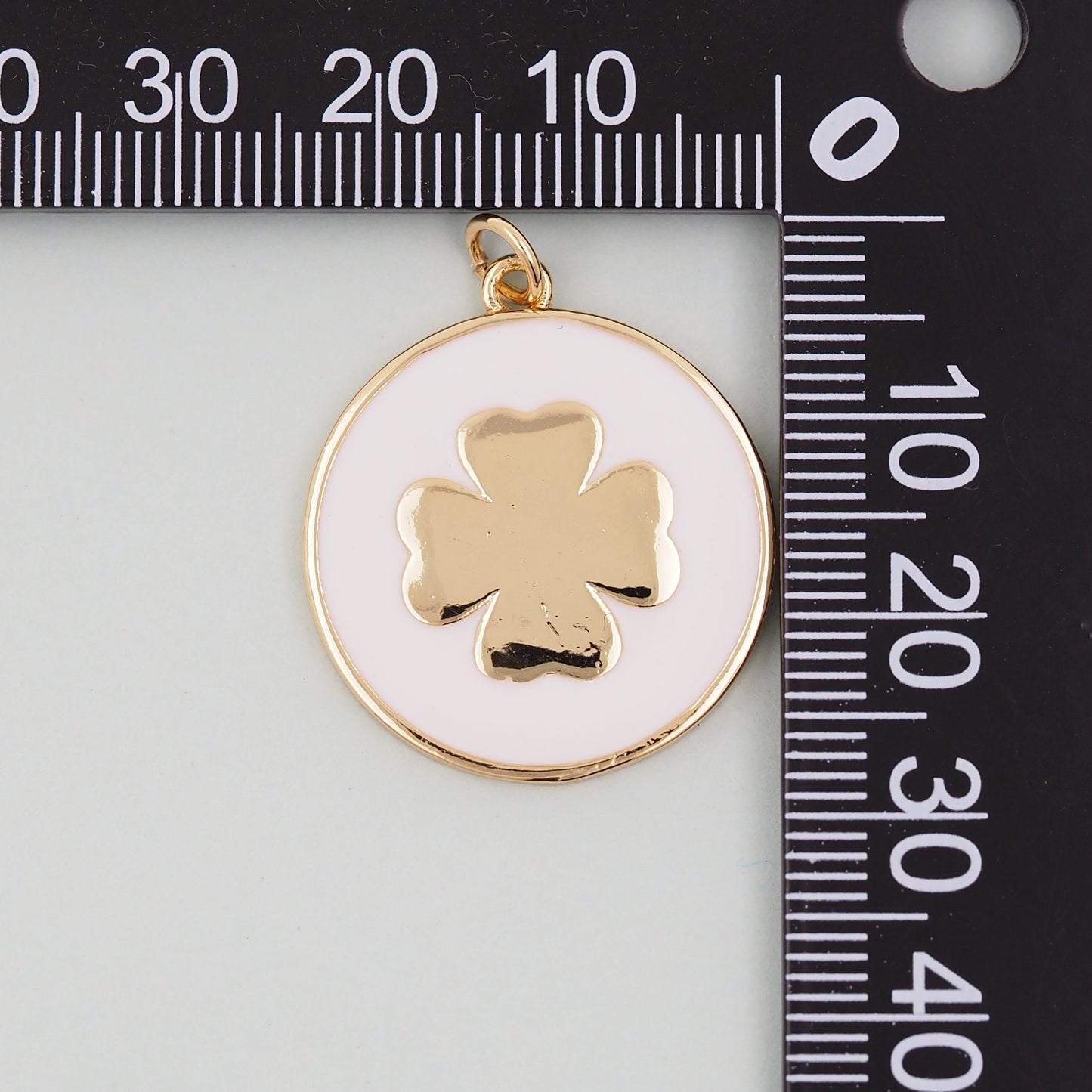 Gold Flower Charms,18K Gold Filled Flower Pendant,Round Flower Charm Bracelet Necklace for DIY Jewelry Making Supply