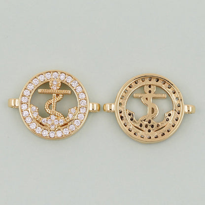 18K Gold Filled Hand Charm Pendant for Jewelry Making