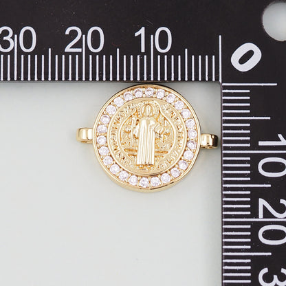Gold Benedict Charms,18K Gold Filled Benedict Pendant,Benedict Charm Bracelet Necklace for DIY Jewelry Making Supply