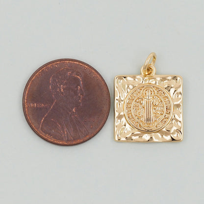 Gold Benedict Charms,18K Gold Filled Benedict Pendant,Benedict Charm Bracelet Necklace for DIY Jewelry Making Supply
