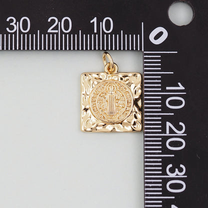 Gold Benedict Charms,18K Gold Filled Benedict Pendant,Benedict Charm Bracelet Necklace for DIY Jewelry Making Supply