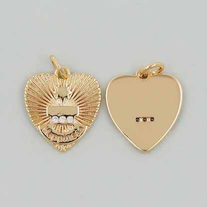 Gold religion Charms,18K Gold Filled religion Pendant Charm Bracelet Necklace for DIY Jewelry Making Supply