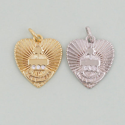 Gold religion Charms,18K Gold Filled religion Pendant Charm Bracelet Necklace for DIY Jewelry Making Supply