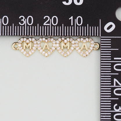 18K Gold Filled Charm Pendant for Jewelry Making