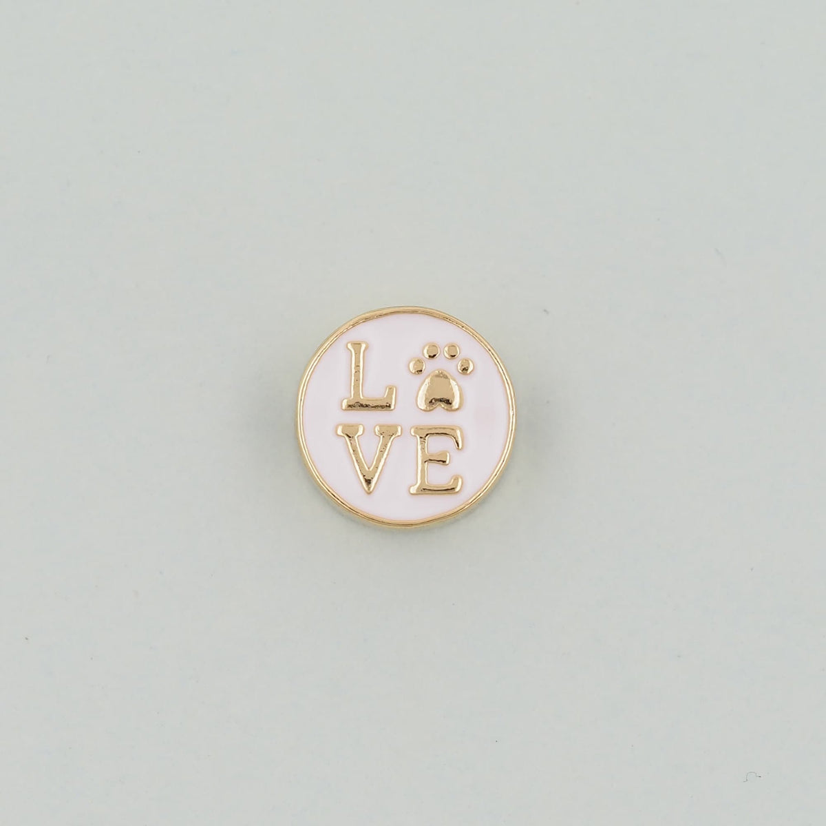 Gold Love Beads Charms,18K Gold Filled Cube Love Pendant,Love Charm Bracelet Necklace for DIY Jewelry Making Supply hole 3mm