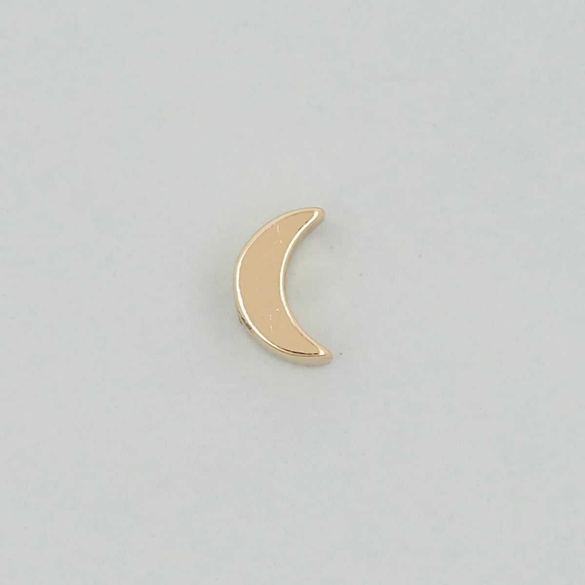 18K Gold Filled Moon Charm Pendant for Jewelry Making