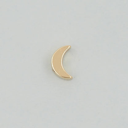 18K Gold Filled Moon Charm Pendant for Jewelry Making