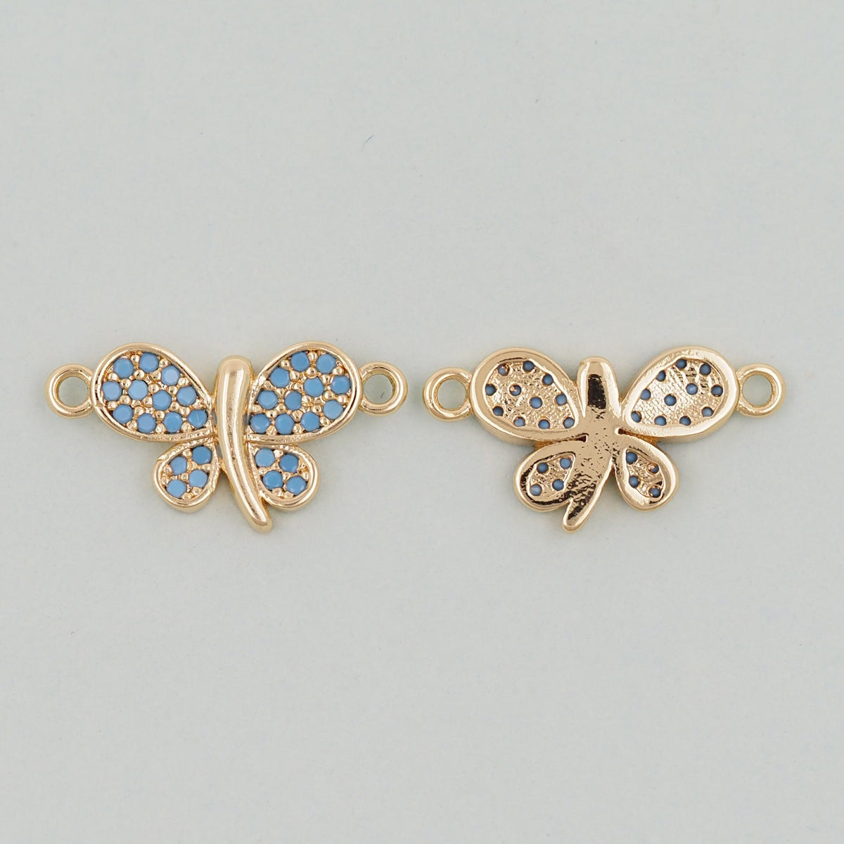 18K Gold Filled Butterfly Connector for Jewelry Making