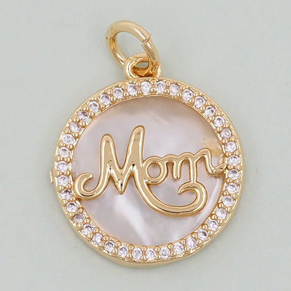18K Gold Filled Shell Charm Pendant for Jewelry Making