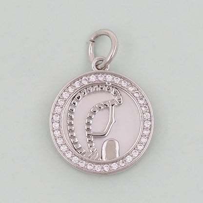 Gold Our Lady of Guadalupe Charms,18K Gold Filled virgin mary prayer Pendant Charm Bracelet Necklace for DIY Jewelry Making Supply