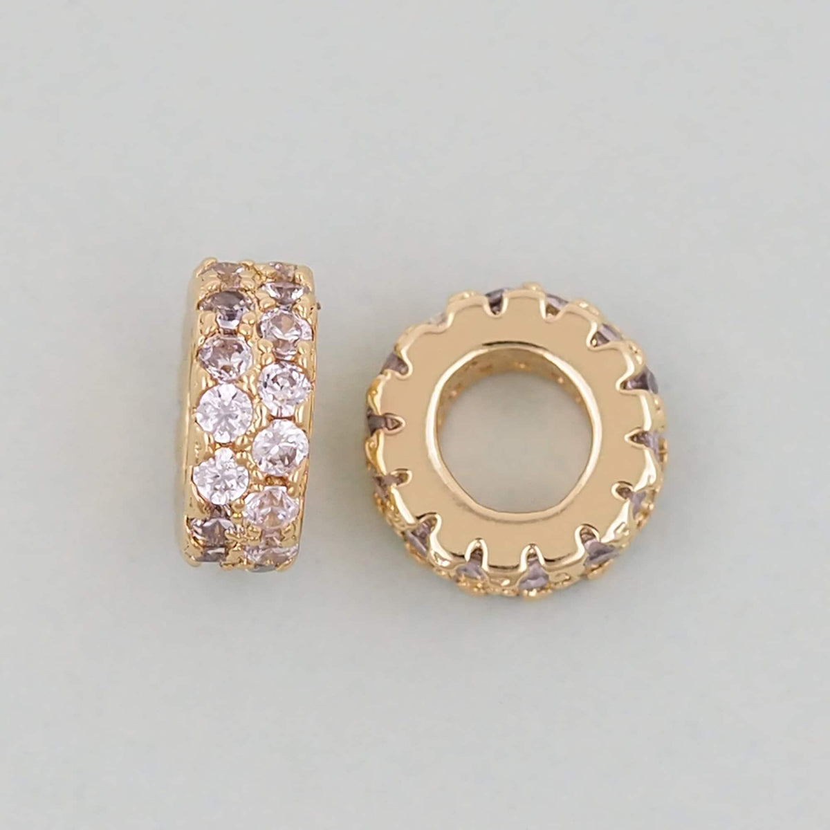 18K Gold Filled Spacer Beads for Jewelry Making