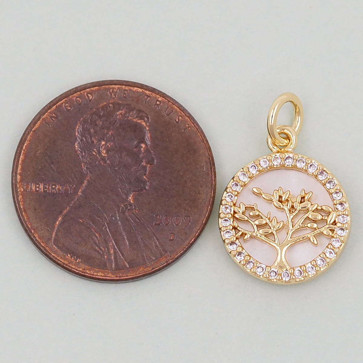Gold tree of Life Charms,18K Gold Filled tree of Life Pendant,Silver tree of Life Charm Bracelet Necklace for DIY Jewelry Mak