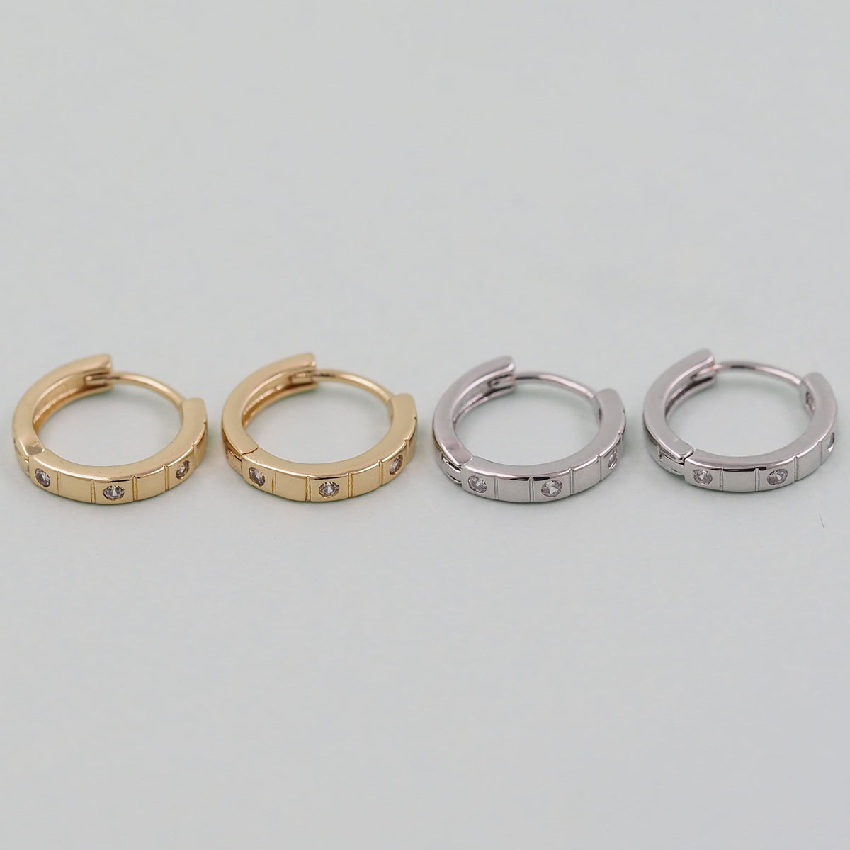 1pair 18K Gold Filled Hoops Earrings,Gold Earrings,Dainty Hoops Huggie,Gold Huggies Hoop Earrings
