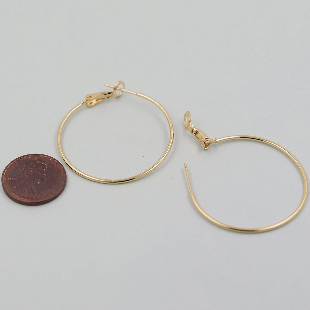 18K Gold Filled Huggie Hoop Earrings for Jewelry Making