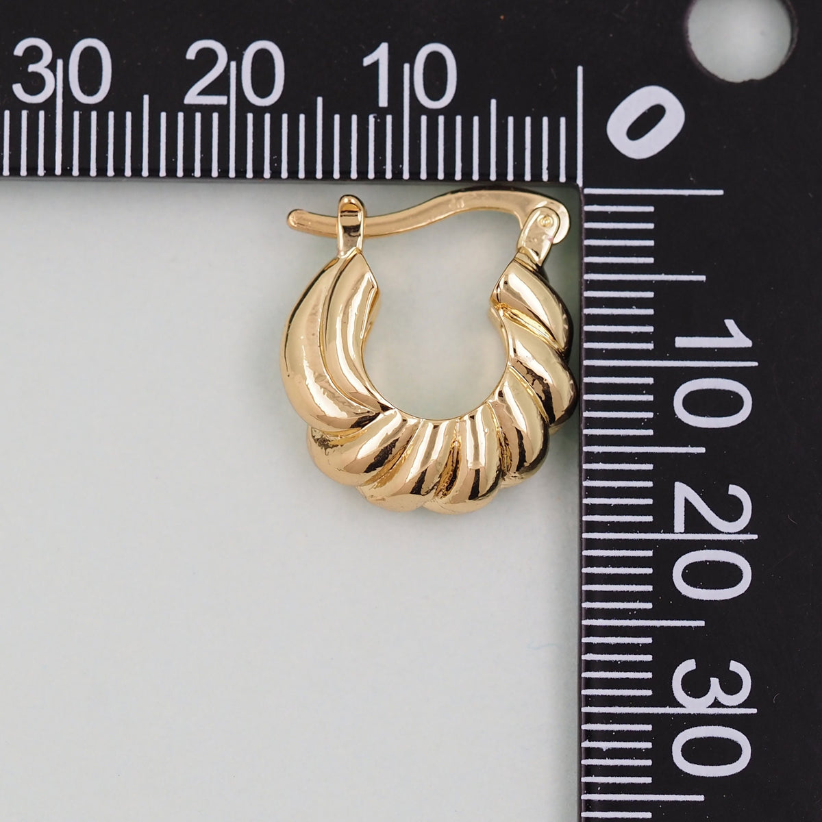 1pair 18K Gold Filled croissant Hoops Earrings,Gold Earrings,Dainty Hoops Huggie,Gold Huggies Hoop Earrings
