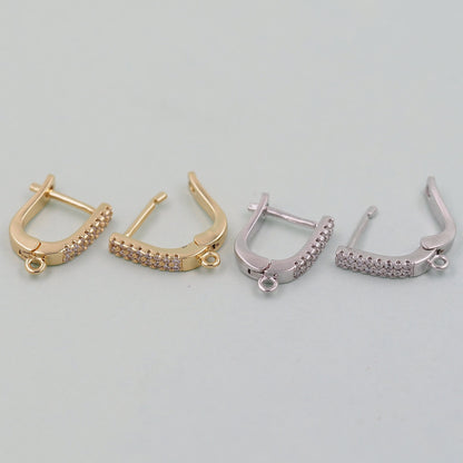 18K Gold Filled Earring Components for Jewelry Making