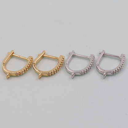 18K Gold Filled Earring Components for Jewelry Making