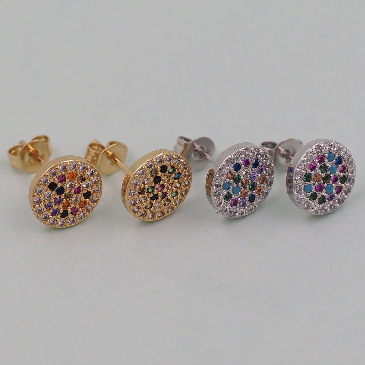 18K Gold Filled Evil Eye Charm Pendant for Jewelry Making