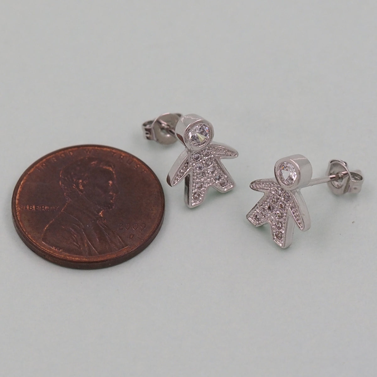 1pair 18K Gold Filled Boy Earrings,Gold Earrings,Dainty Earrings