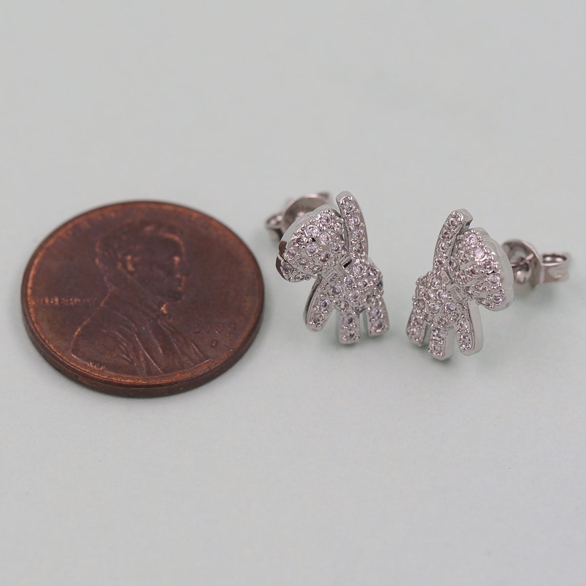 1pair 18K Gold Filled Bear Earrings,Gold Earrings,Dainty Earrings