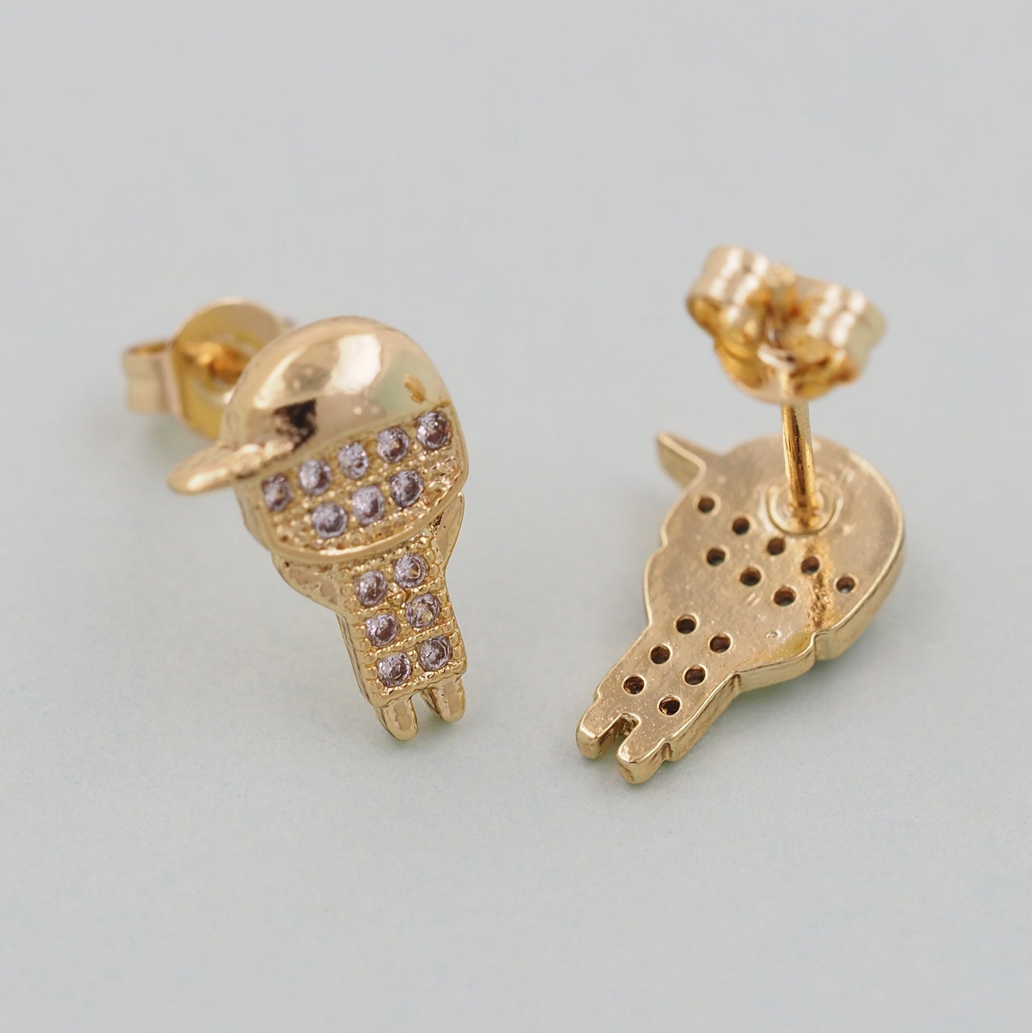 1pair 18K Gold Filled Boy Earrings,Gold Earrings,Dainty Earrings