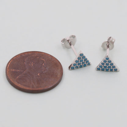 1pair 18K Gold Filled Triangle Earrings,Gold Earrings,Dainty Earrings