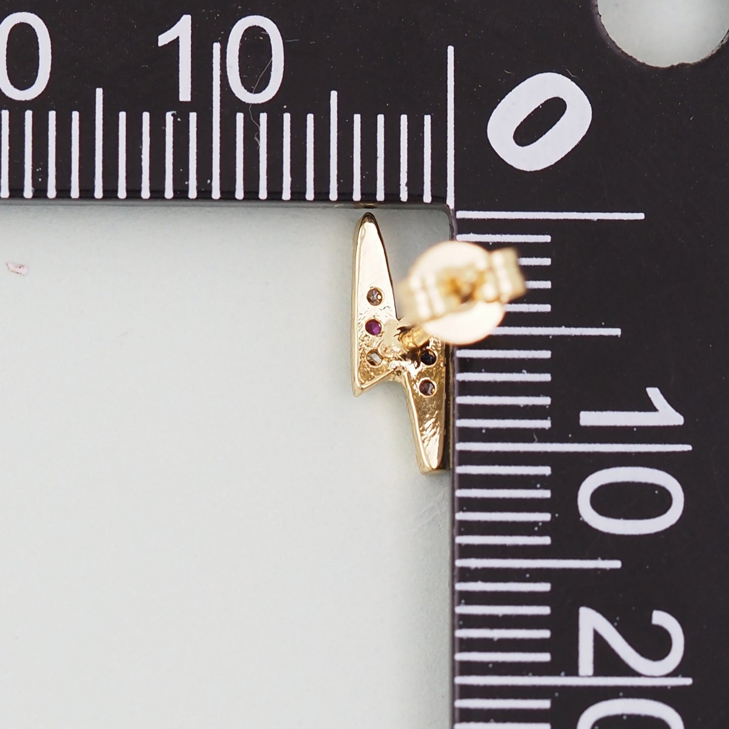 1pair 18K Gold Filled lightning Earrings,Gold Earrings,Dainty Earrings