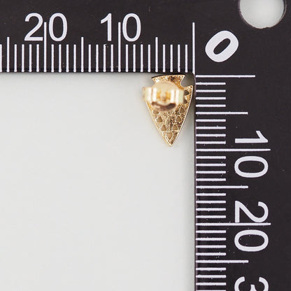 1pair 18K Gold Filled Triangle Earrings,Gold Earrings,Dainty Earrings