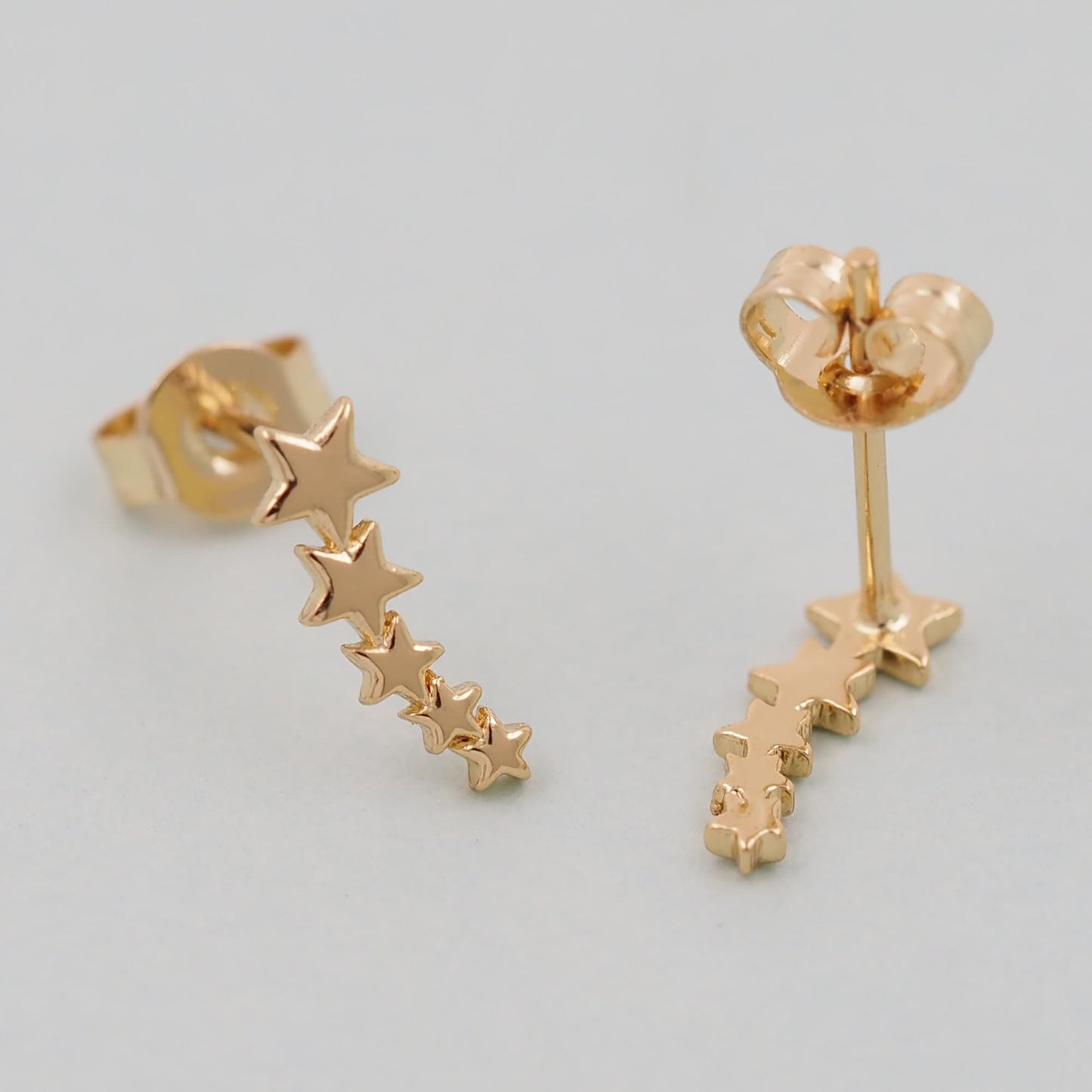 1pair 18K Gold Filled Star Earrings,Gold Earrings,Dainty Earrings