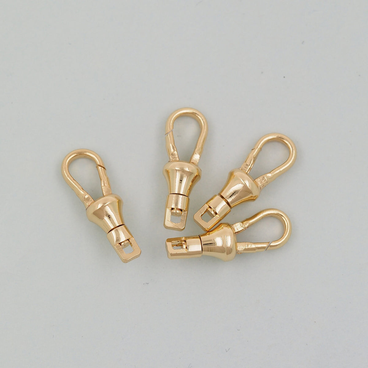 18K Gold Filled Oval Clasp for Jewelry Making