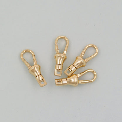 18K Gold Filled Oval Clasp for Jewelry Making